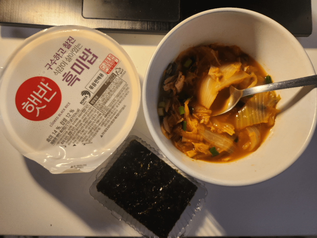 My first Tuna Kimchi Jjigae(Stew)!!