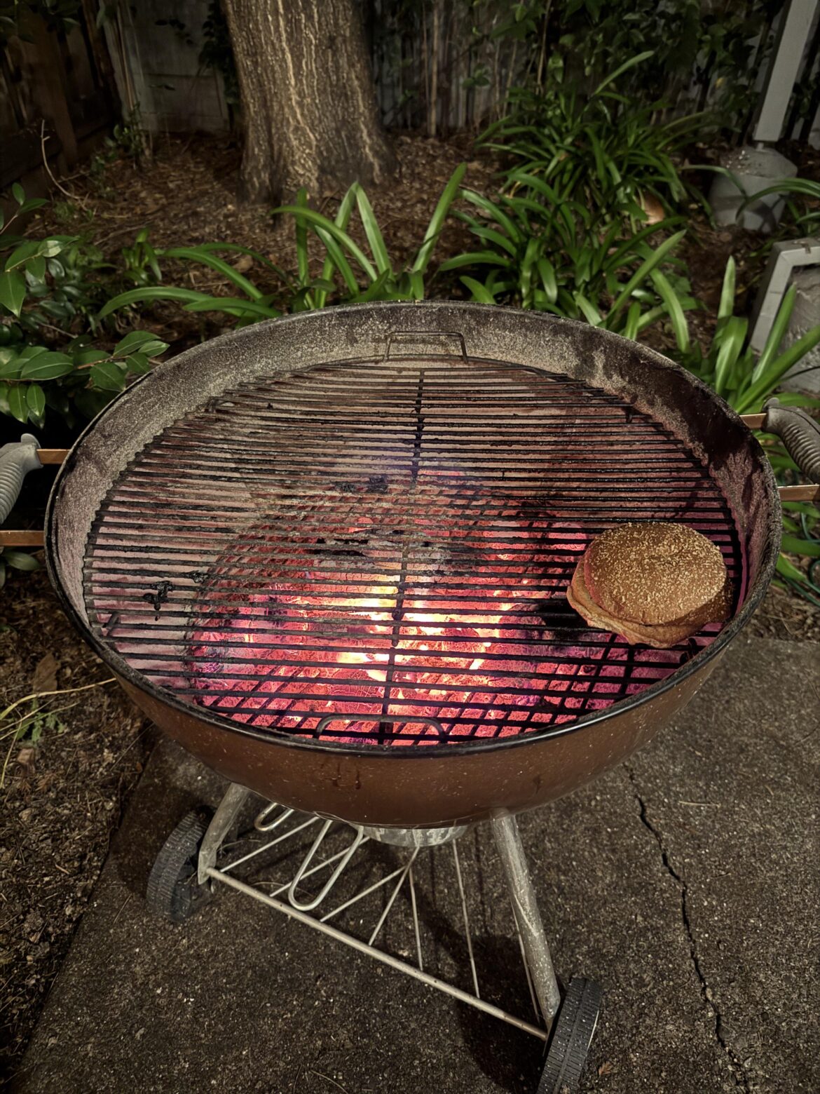 This always makes me so sad after I’m done grilling.