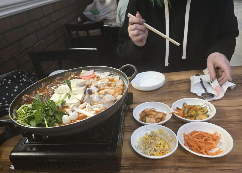 Gopchang-jeongol & budae jjigae
