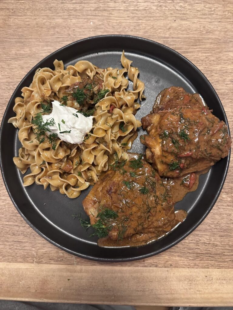 The Best Chicken Paprikash