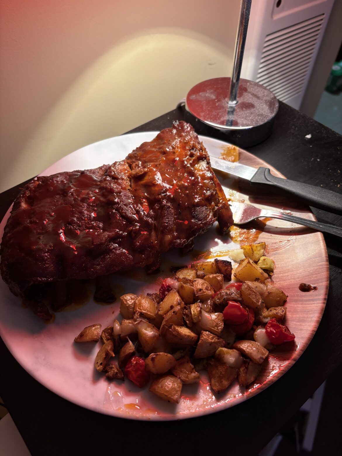 Bbq ribs in the slow cooker for supper last night Bbq ribs in the slow cooker for supper last night