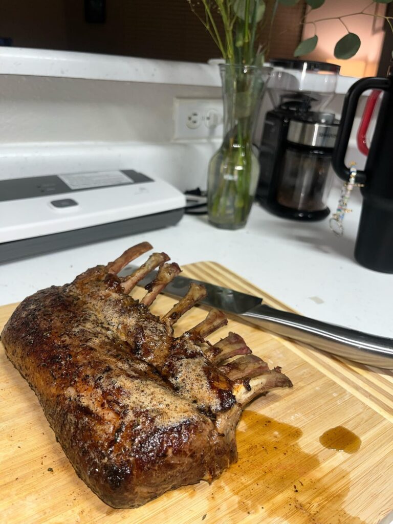 First Time Lamb Rack