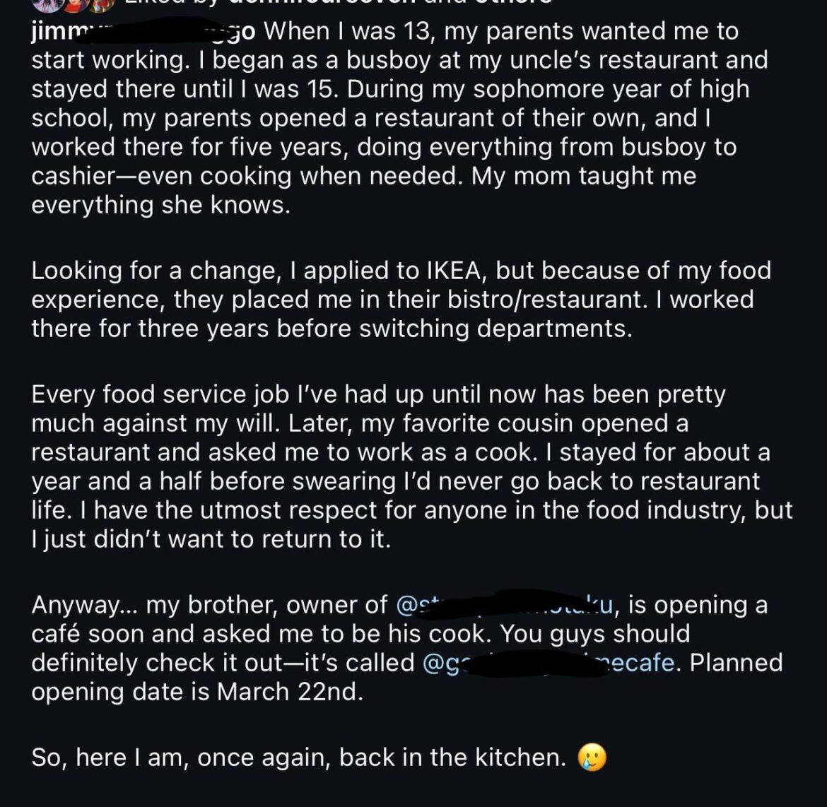 Just when I thought I was out they pulled me back in. 🥲