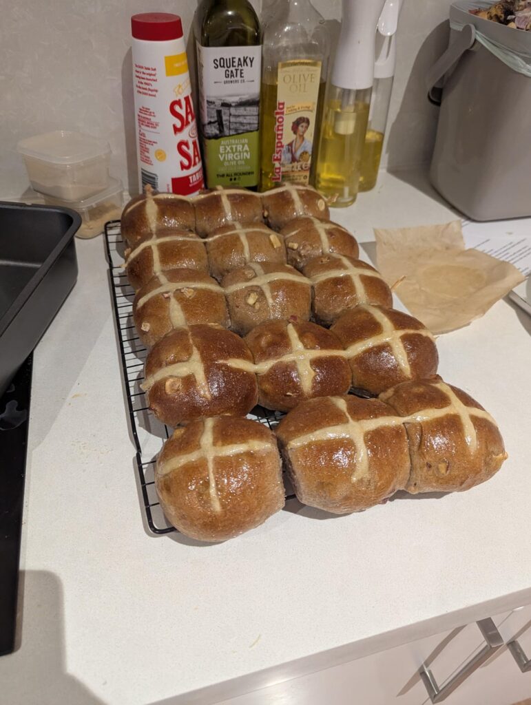 Couldn't afford my $25 a week hot cross buns addiction... I'm on a mission to perfect them.