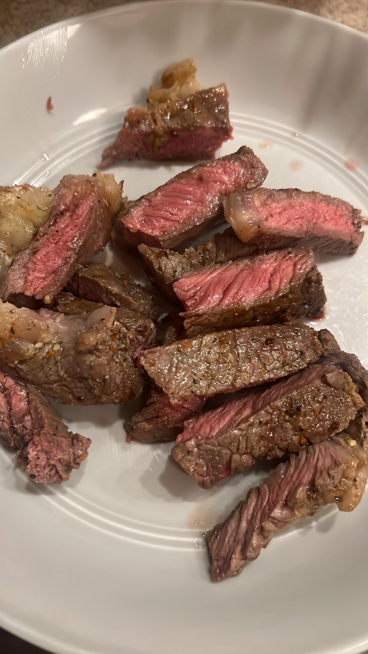 Buttery medium rare quick pic