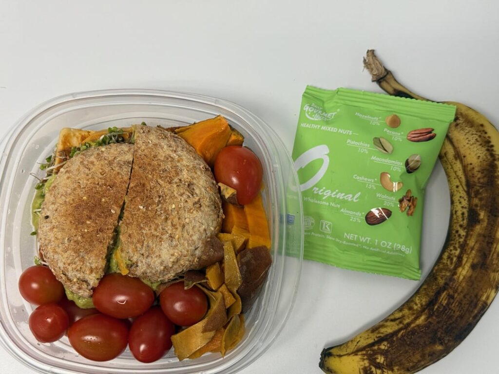 What I eat in a day (when stuck at the office)