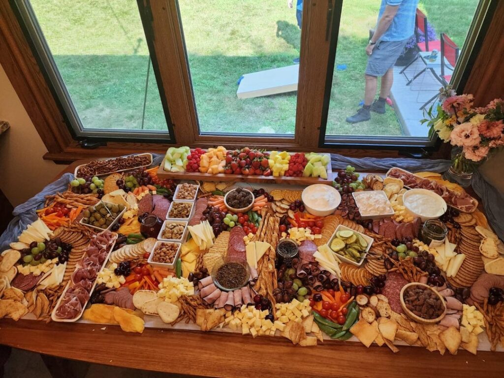 Our wedding after-party charcuterie