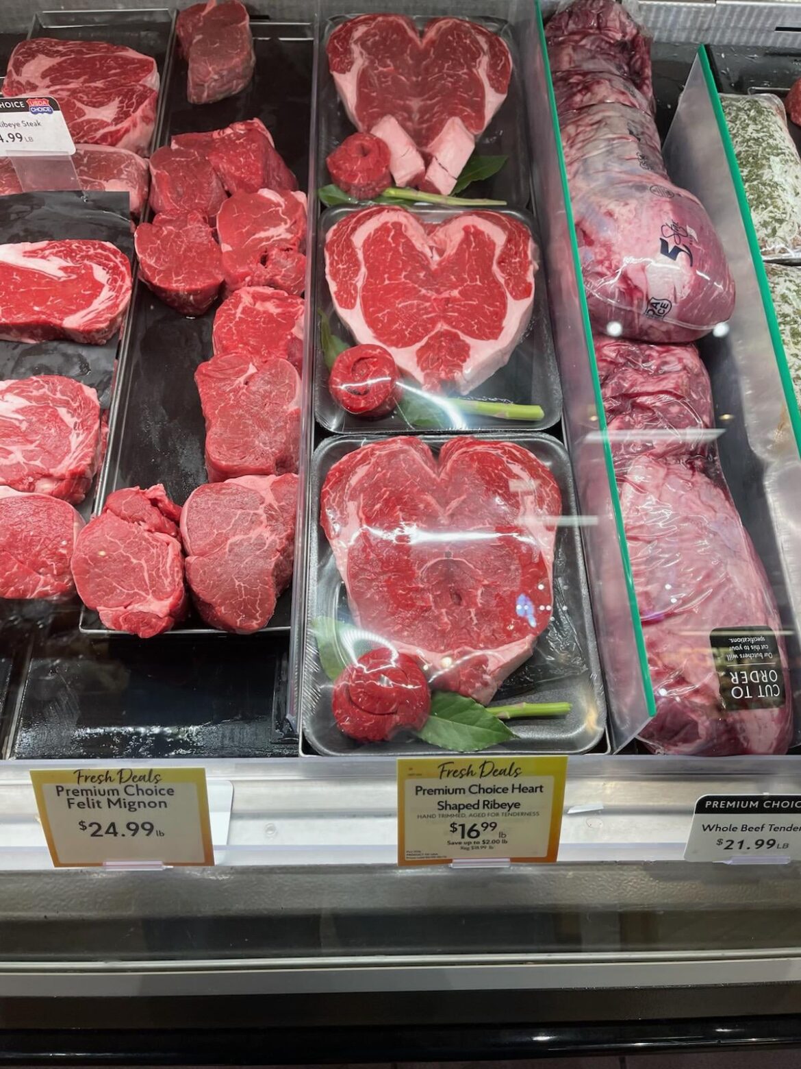 Sweetheart steaks