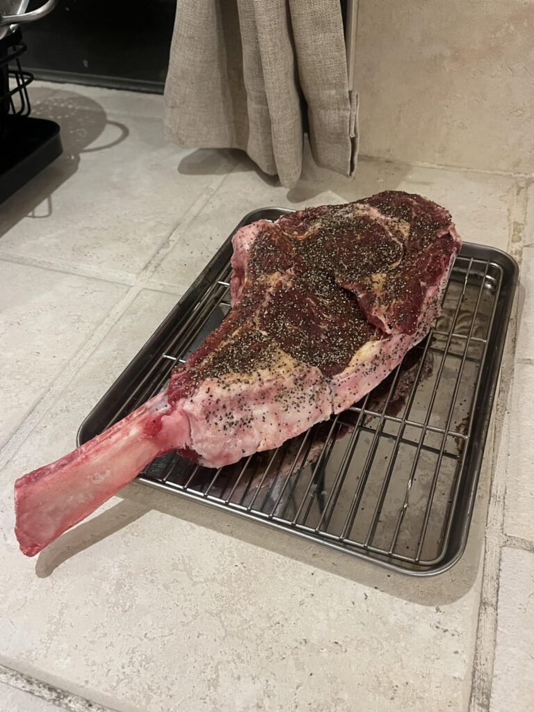 Ribeye on the Kettle