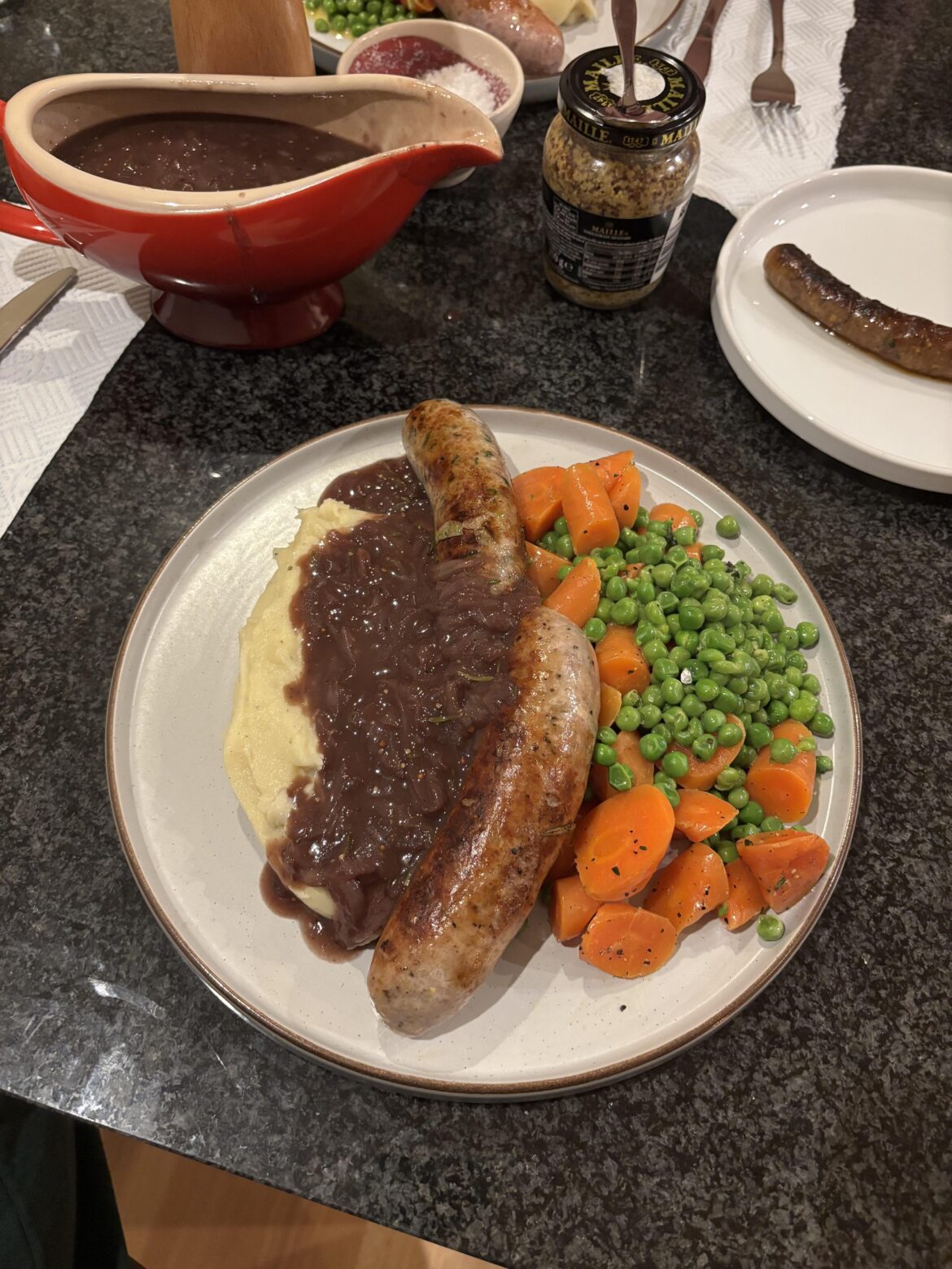 Bangers and mash