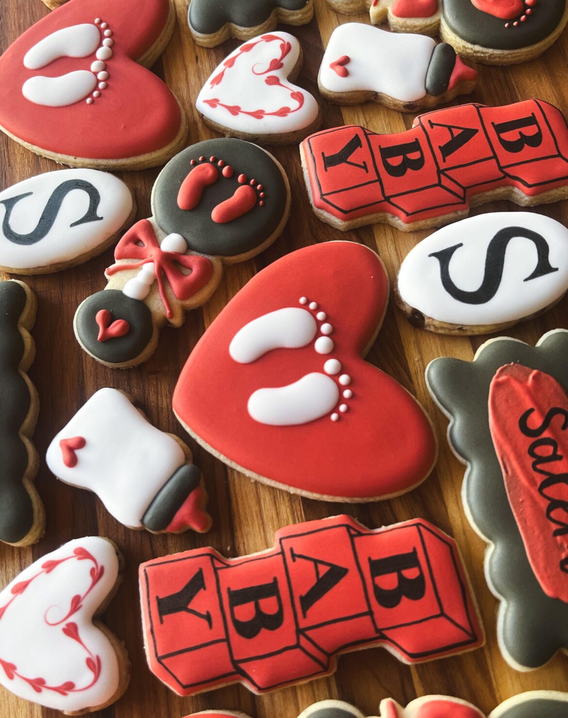 Black/Red Valentine’s Day Baby Shower (Boy)