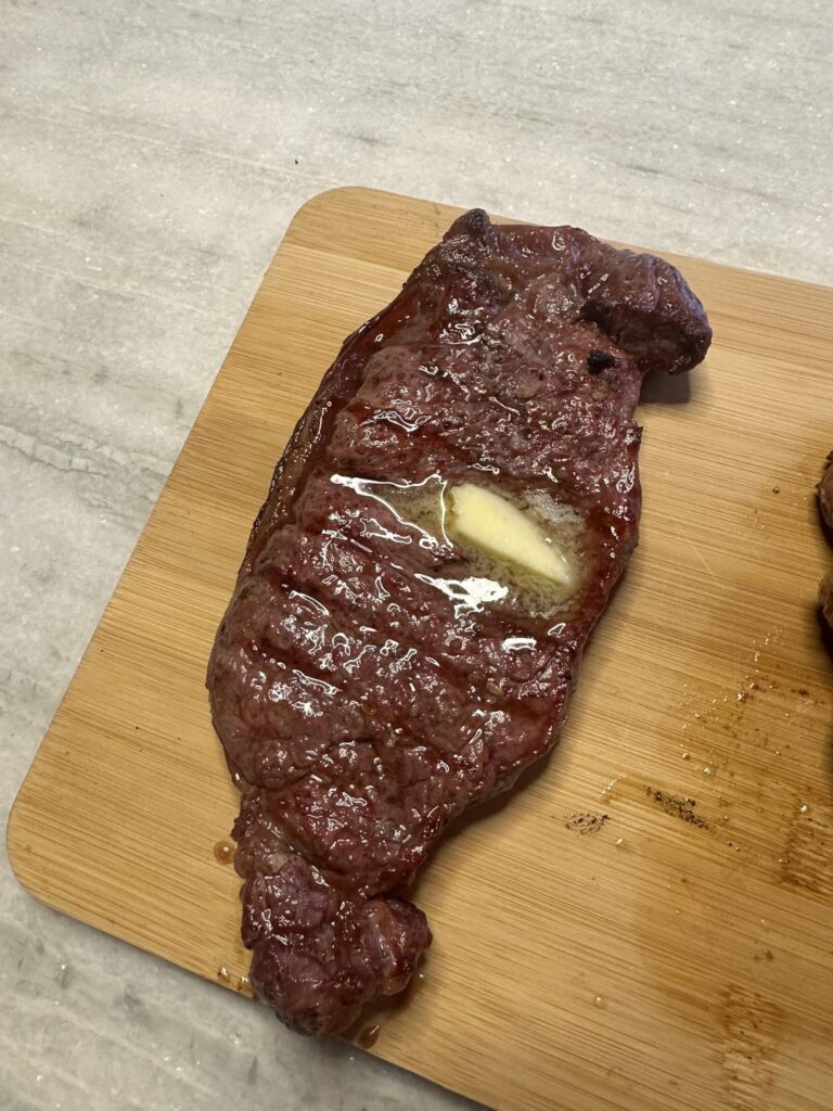 First cook on the egg