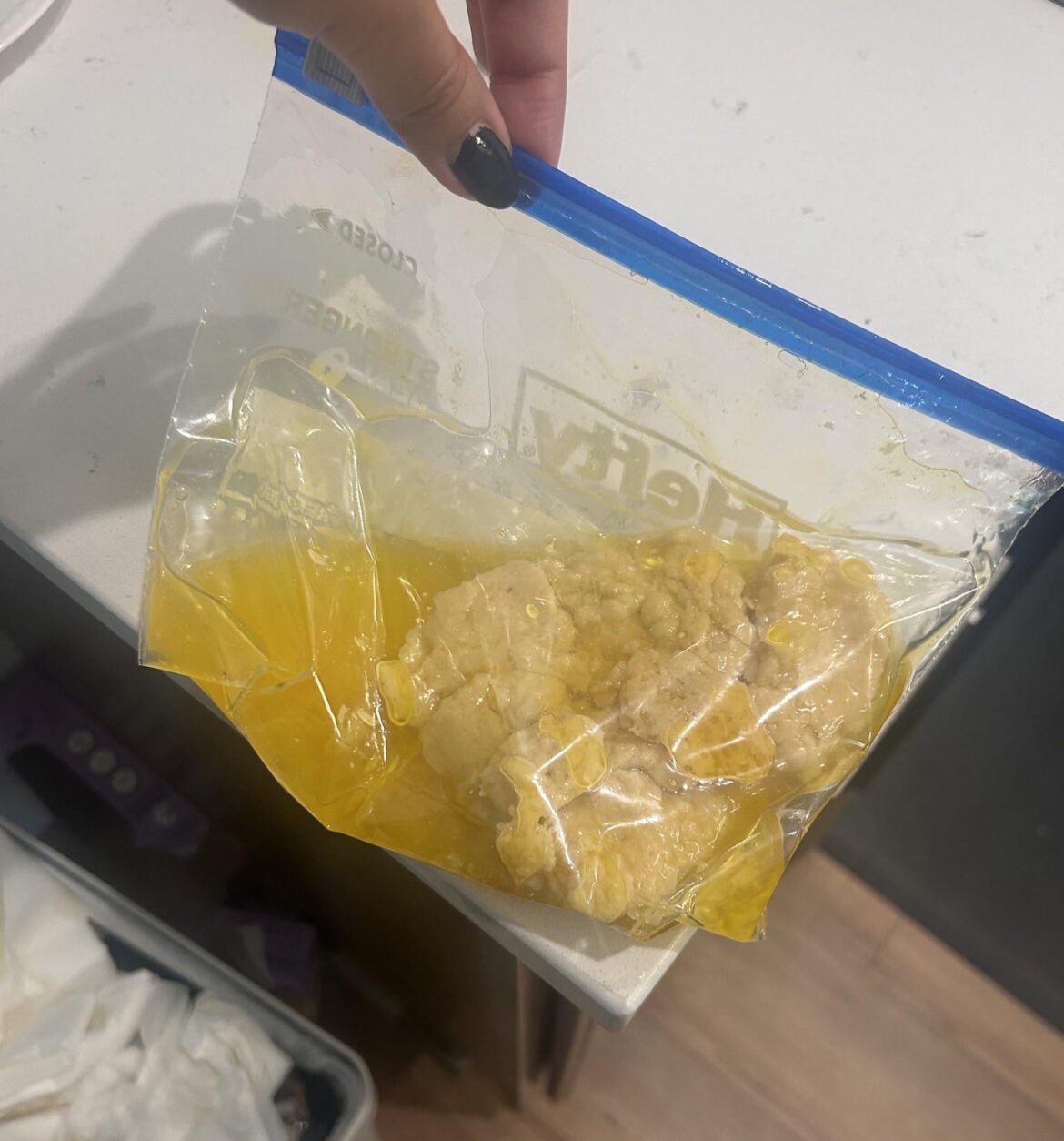 My bf tried to make alfredo sauce from scratch