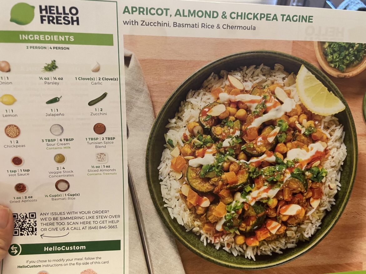 Almond Apricot Chickpea Tangine