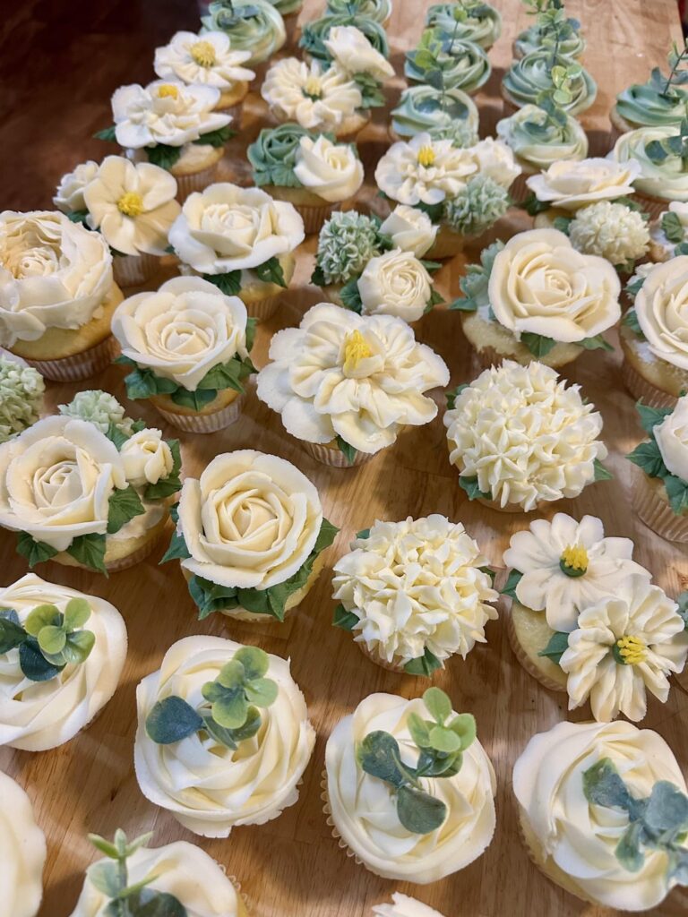 2 months into floral cupcake making!