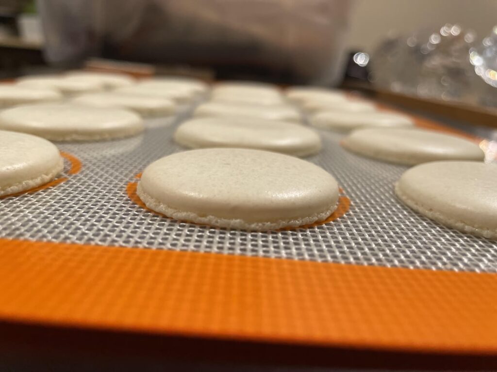 Experimenting with carton egg whites…