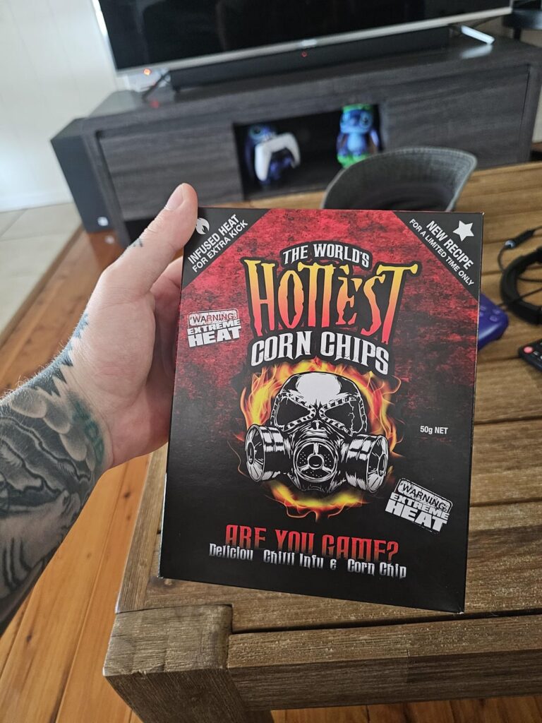 The world's hottest corn chips...