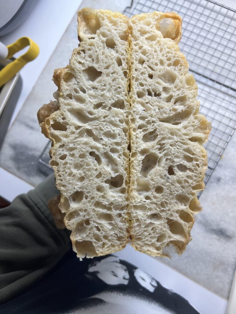 Started using 00 for focaccia and I’m never going back 🫧