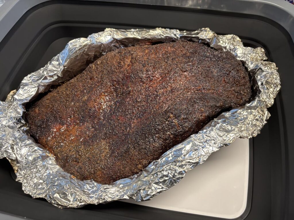 First ever brisket. Connected Joe.