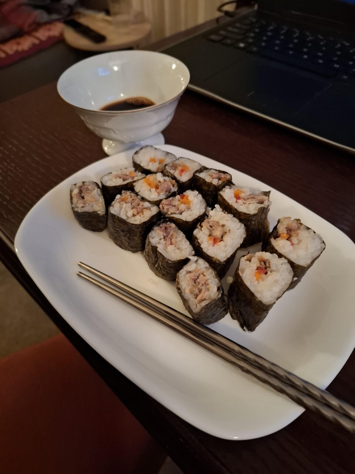 Second time making sushi at home!