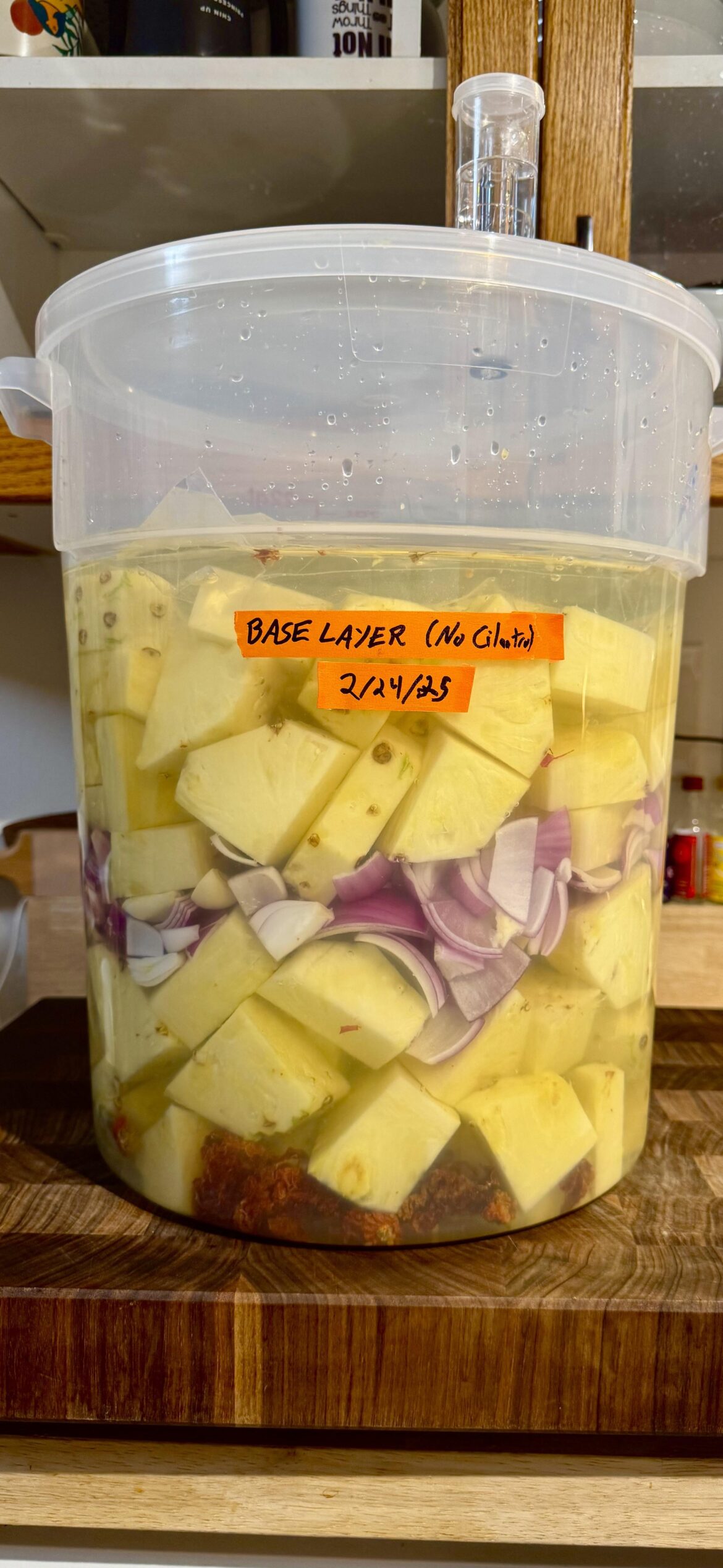 5 gallons of Base Layer sauce, let’s GO!