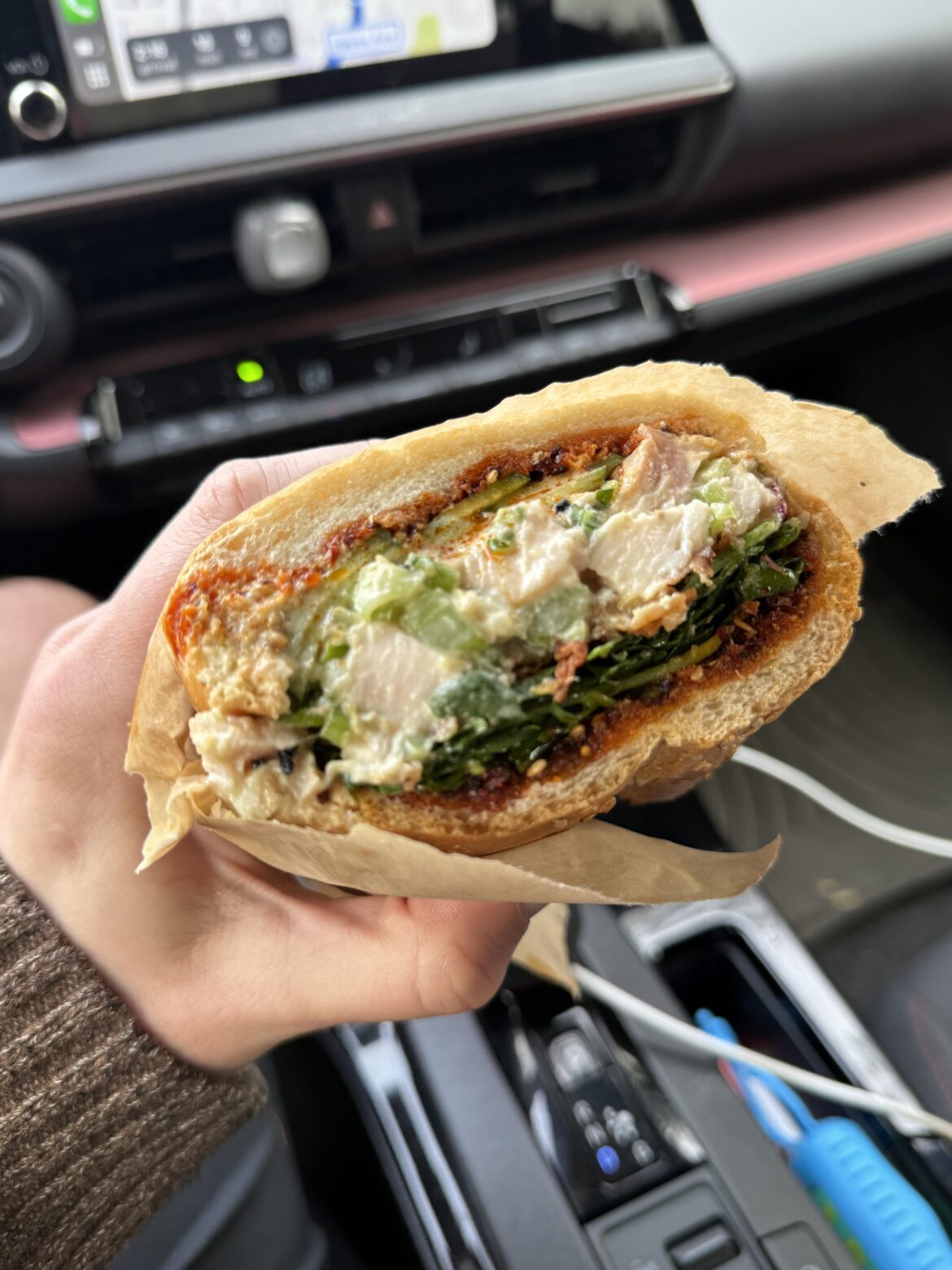 Today is my Cake Day. Celebrated with a big ol' sando from Jeff's Table in Highland Park.