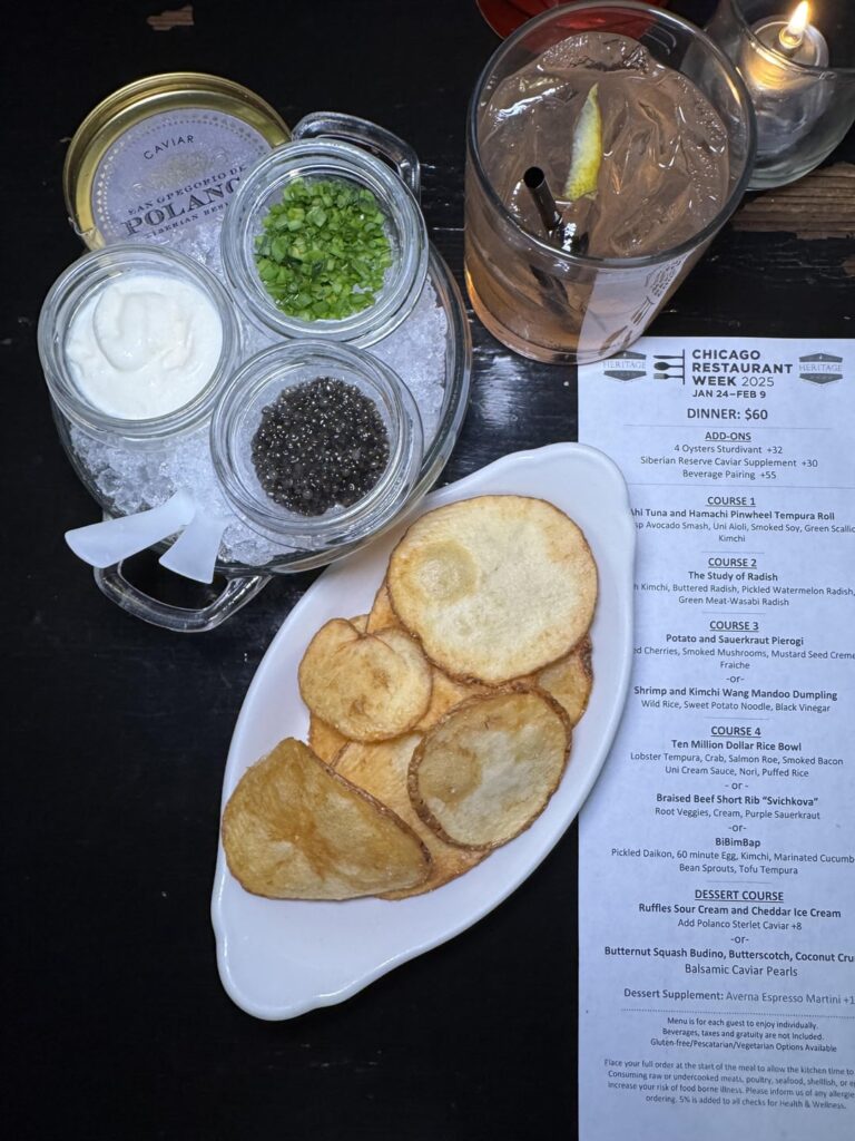 Chicago Restaurant Week at Heritage Restaurant & Caviar Bar - One of the Best!