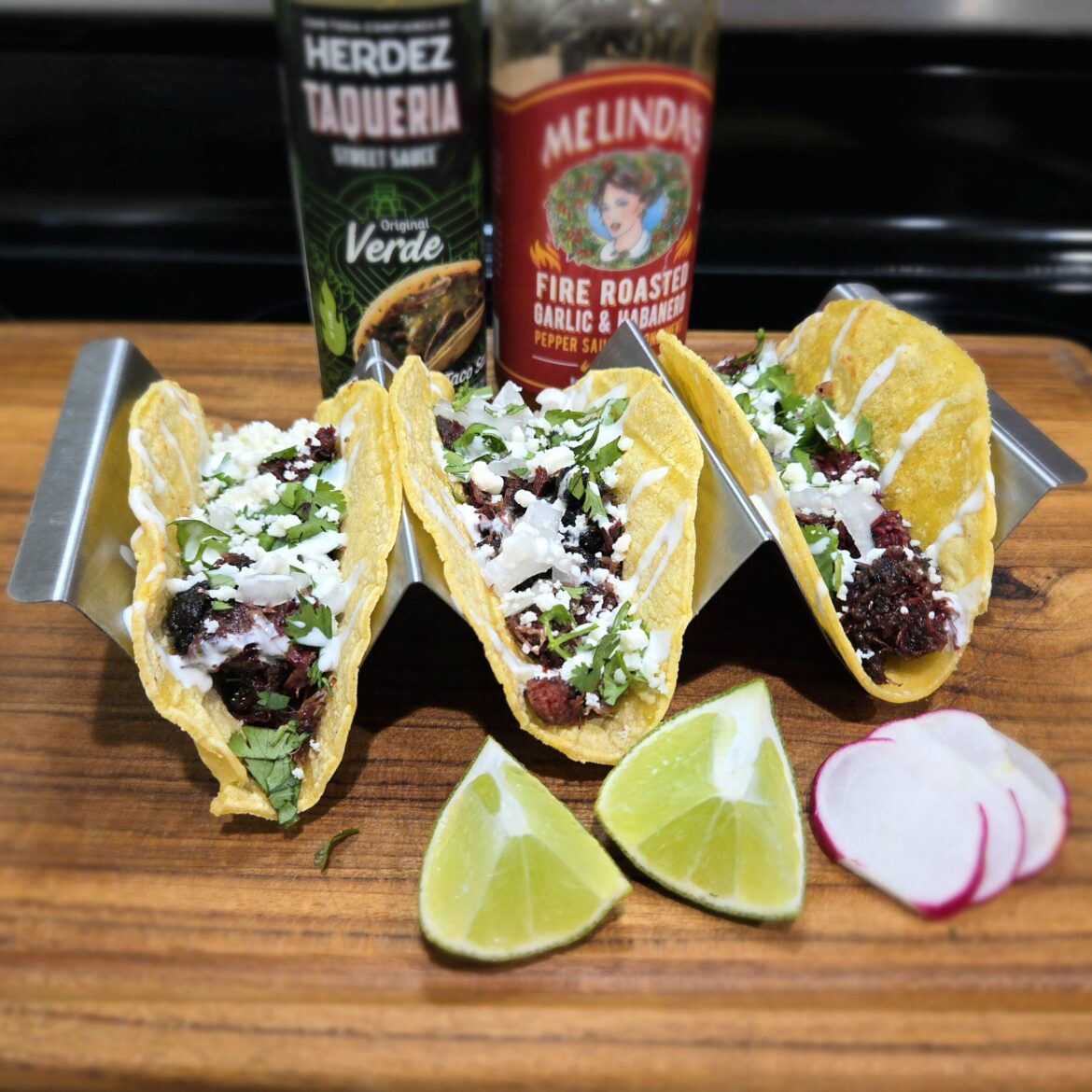 Smoked and braised beef cheek barbacoa
