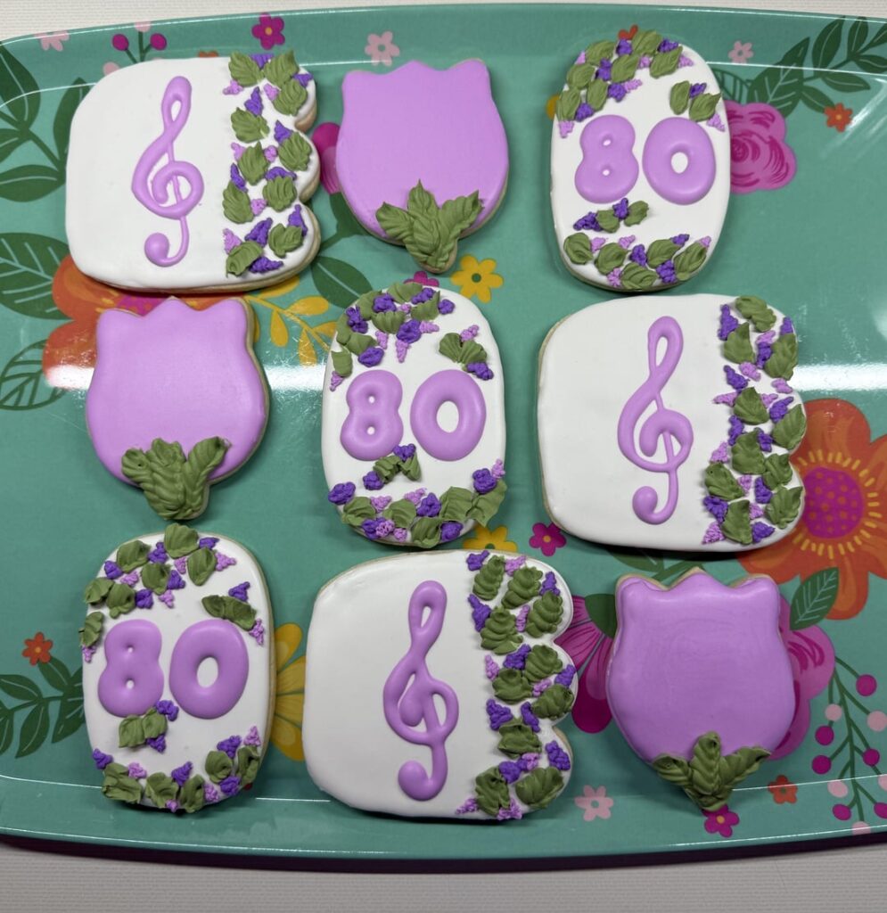 Cookies for my Grandma’s 80th! It