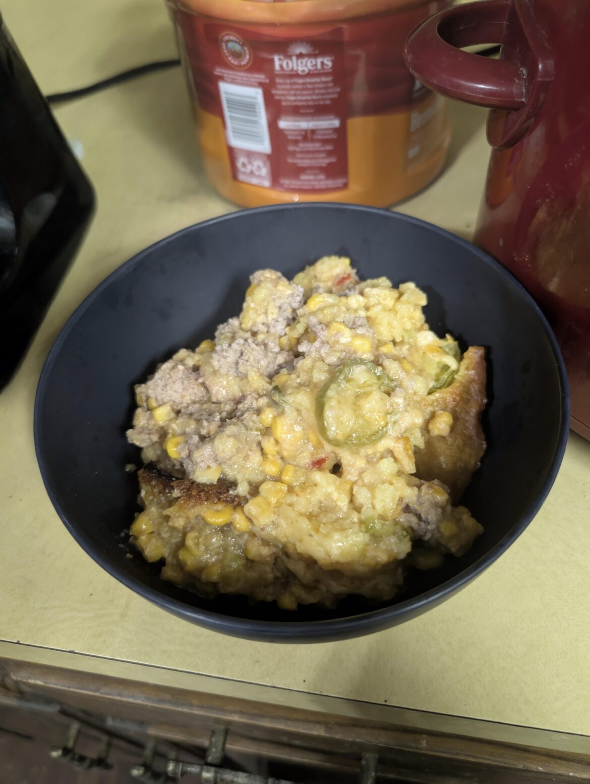 Slow cooker Mexican cornbread casserole Slow cooker Mexican cornbread casserole