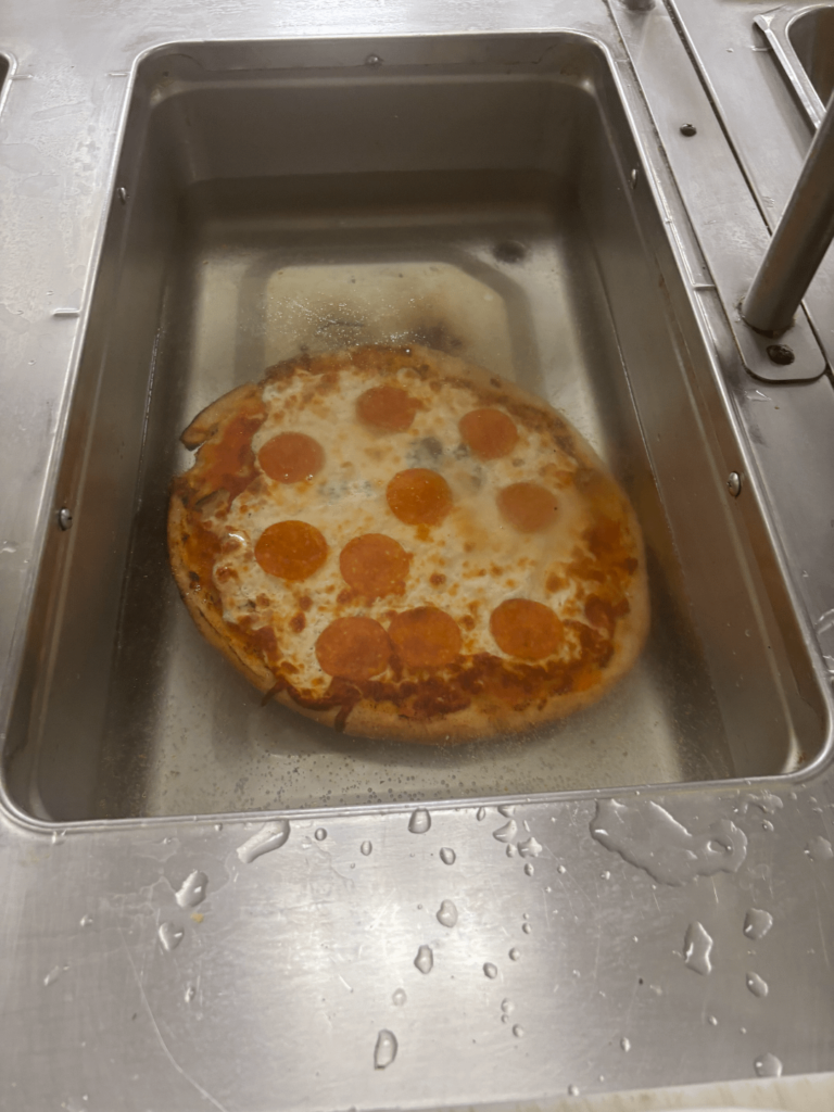 Gonna need a refire on that pizza