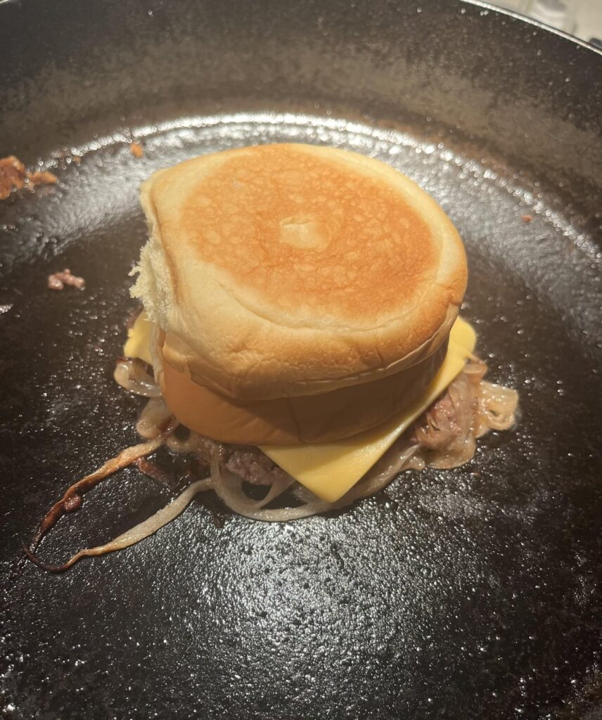 Tried an Oklahoma onion burger