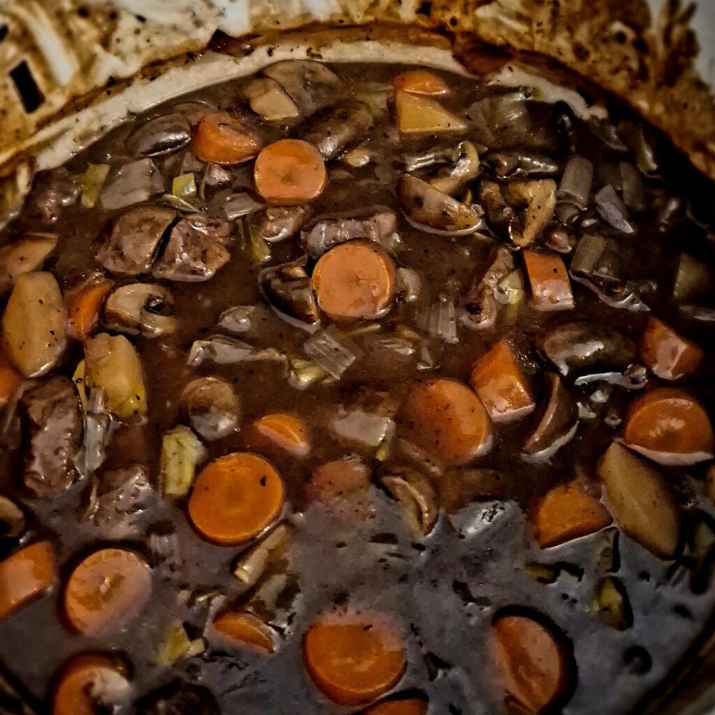 Minted lamb stew today