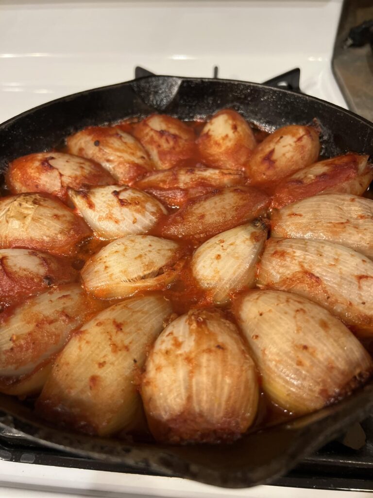 Stuffed onions tonight!