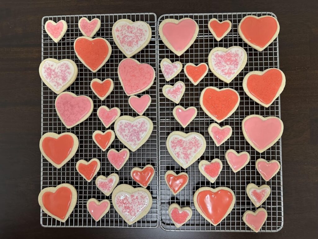 Simple Valentine’s Cookies