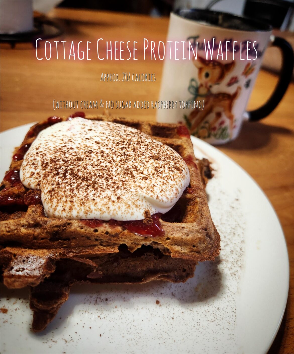 I was craving waffles this morning.