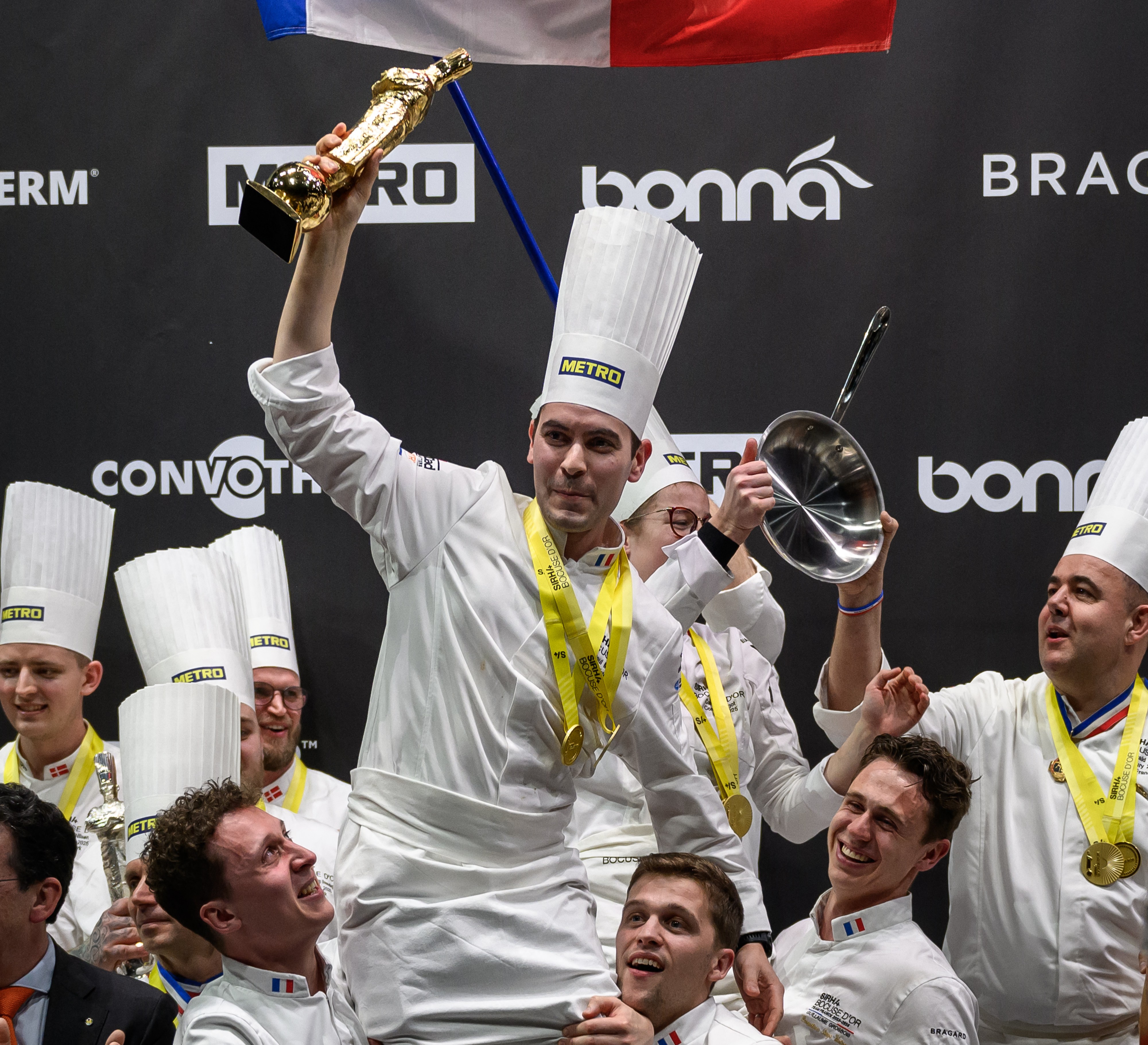Chef Paul Marcon wins the Bocuse d'Or.