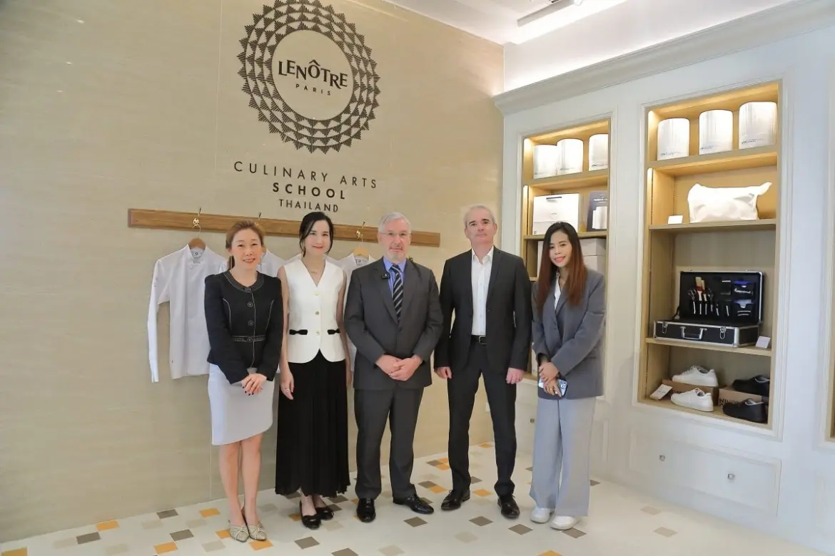 French Ambassador to Thailand Visits "Lenotre Culinary Arts School Thailand" and Joins Exclusive " The Art of Viennoiserie Masterclass " Workshop with Chef Mickael Martinez