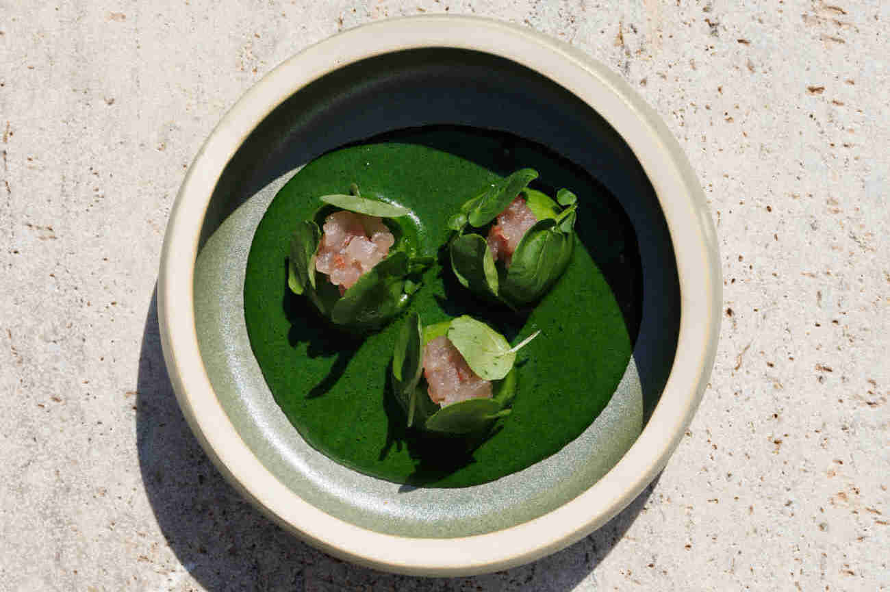 Potato Gnocchi with Acqua Pazza in Pelagos ©Pelagos