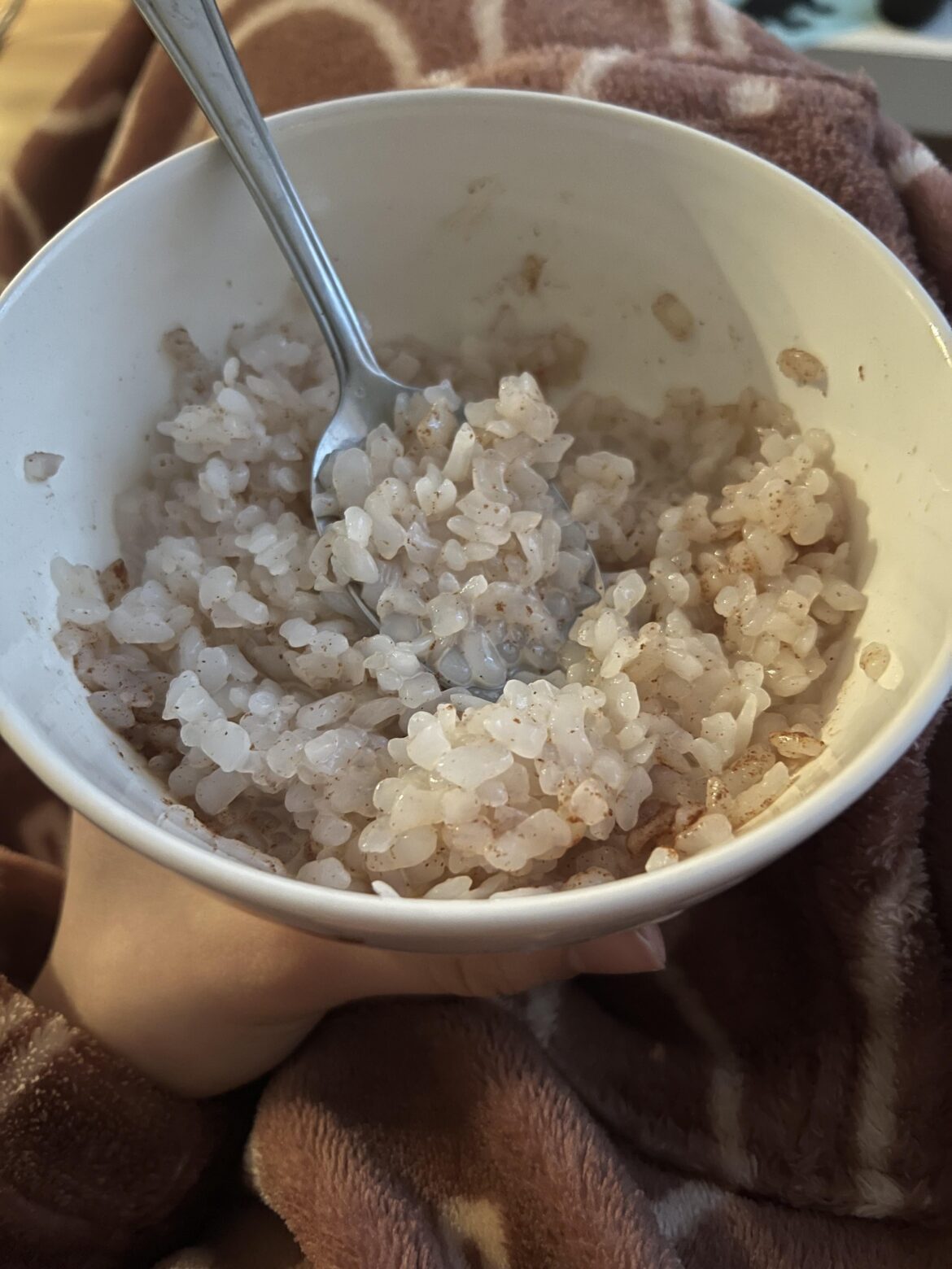 Konjac rice with 50ml of milk, cinnamon and sweetener is heavenly (only 40 cals)