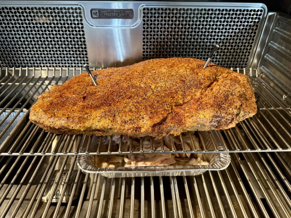 Overnight brisket - extra juicy!