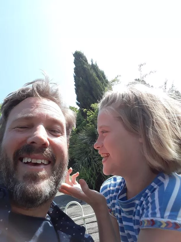 Bella and dad Dave
