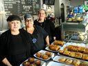 L to R: Christina Papadopoulos, Anna Papadopoulos  and Leni Papadopoulos from the Nutty Greek Bake Shop in Ottawa.