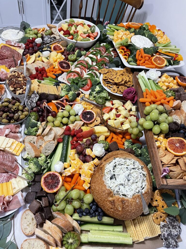 Arranged a spread for my best friends Baby Shower