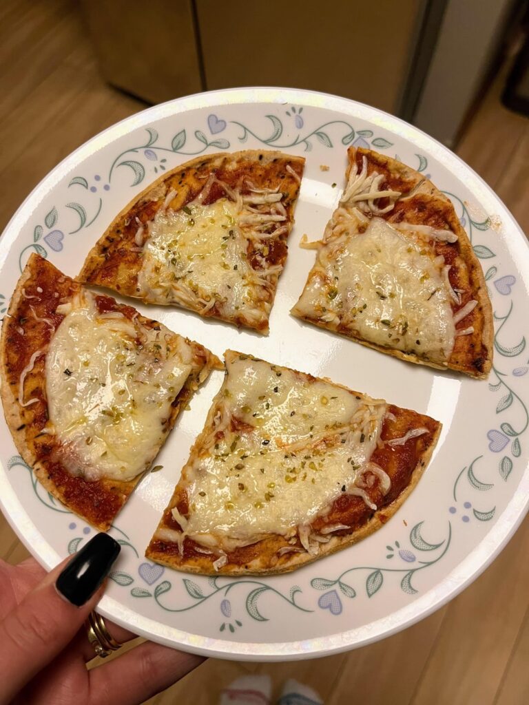 150cal pita pizza