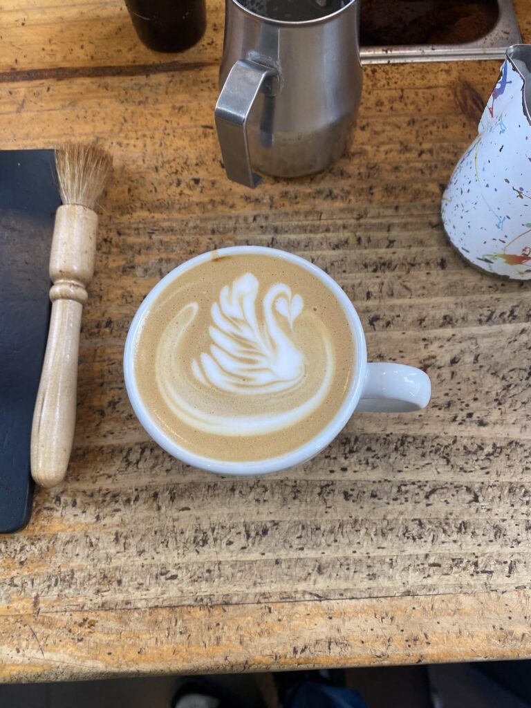 My latte art is finally improving
