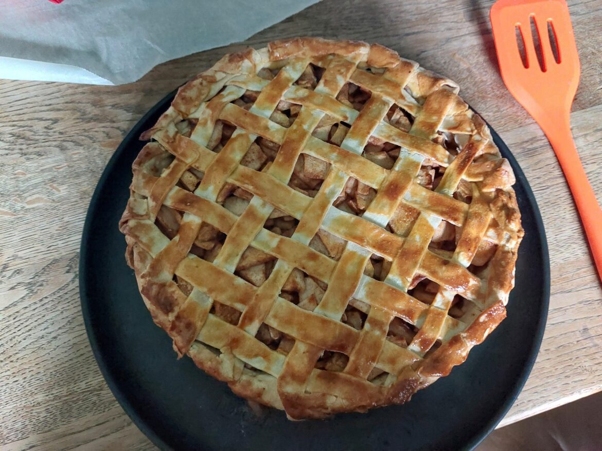 This is my first apple pie 🥧