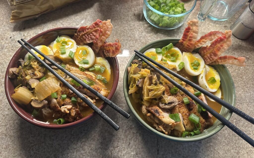 Husband made Spicy Destiny Ramen