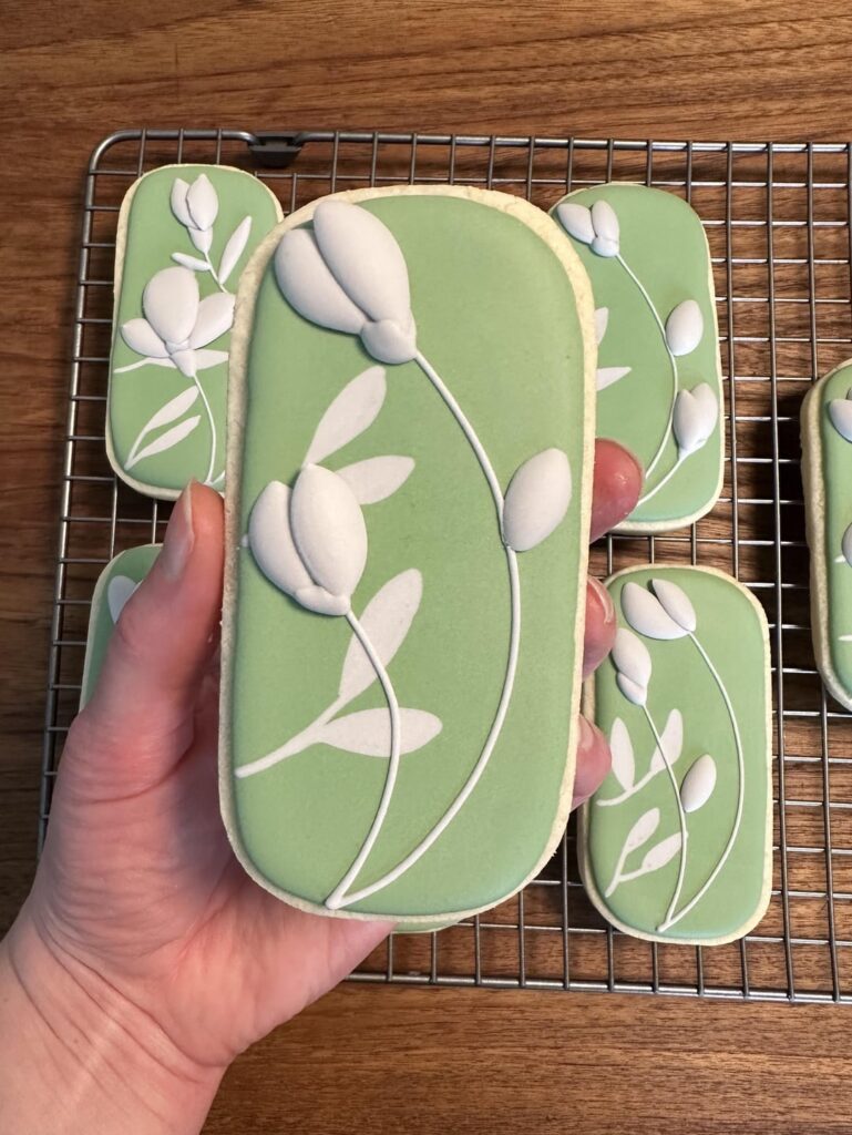 I made 3d florals as part of a set for my Aunt’s floral artist’s guild meeting. I love them!