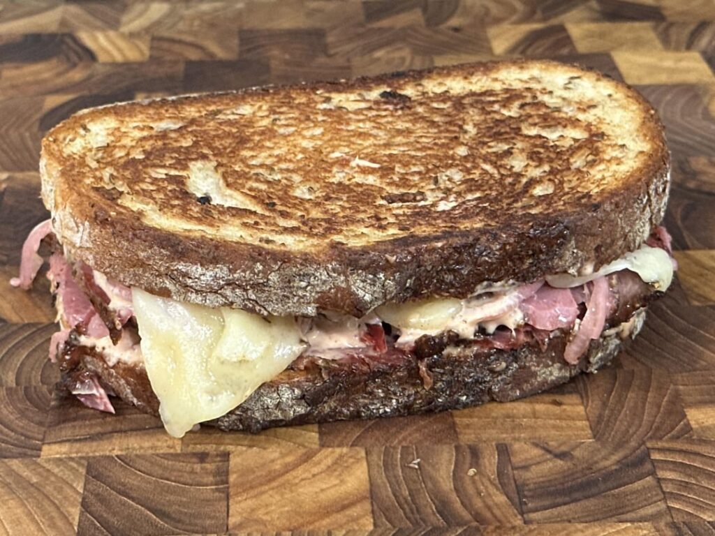 what would you call a rueben with pastrami and pickled onion instead of corned beef and kraut?